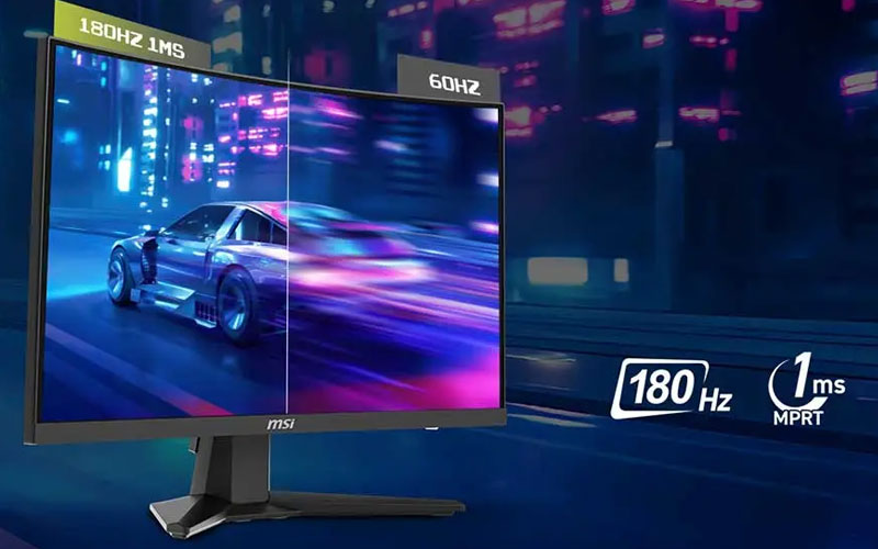 MSI MAG 242C | 23.6″ Curved FHD (1920×1080) | 180Hz | 1ms | VA | Adaptive-Sync